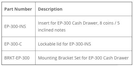 cash drawers EP-300